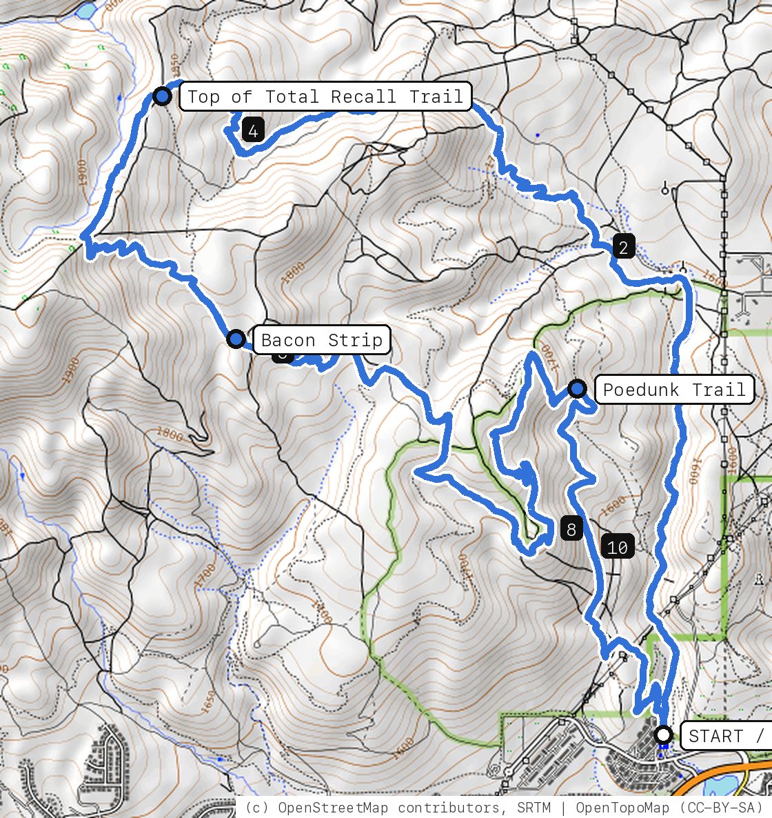 Map of Big Little Loop