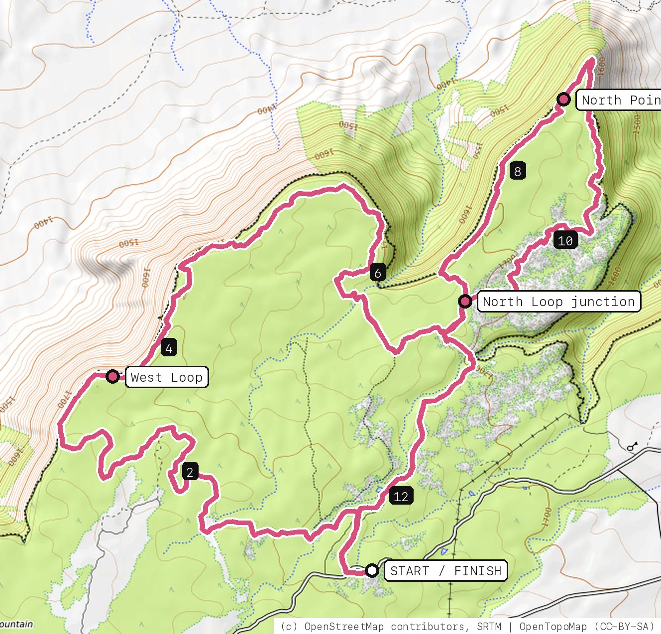 Map of Cairn Hunt