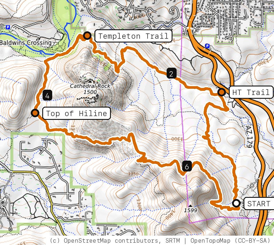 Map of Cathedral Crunch