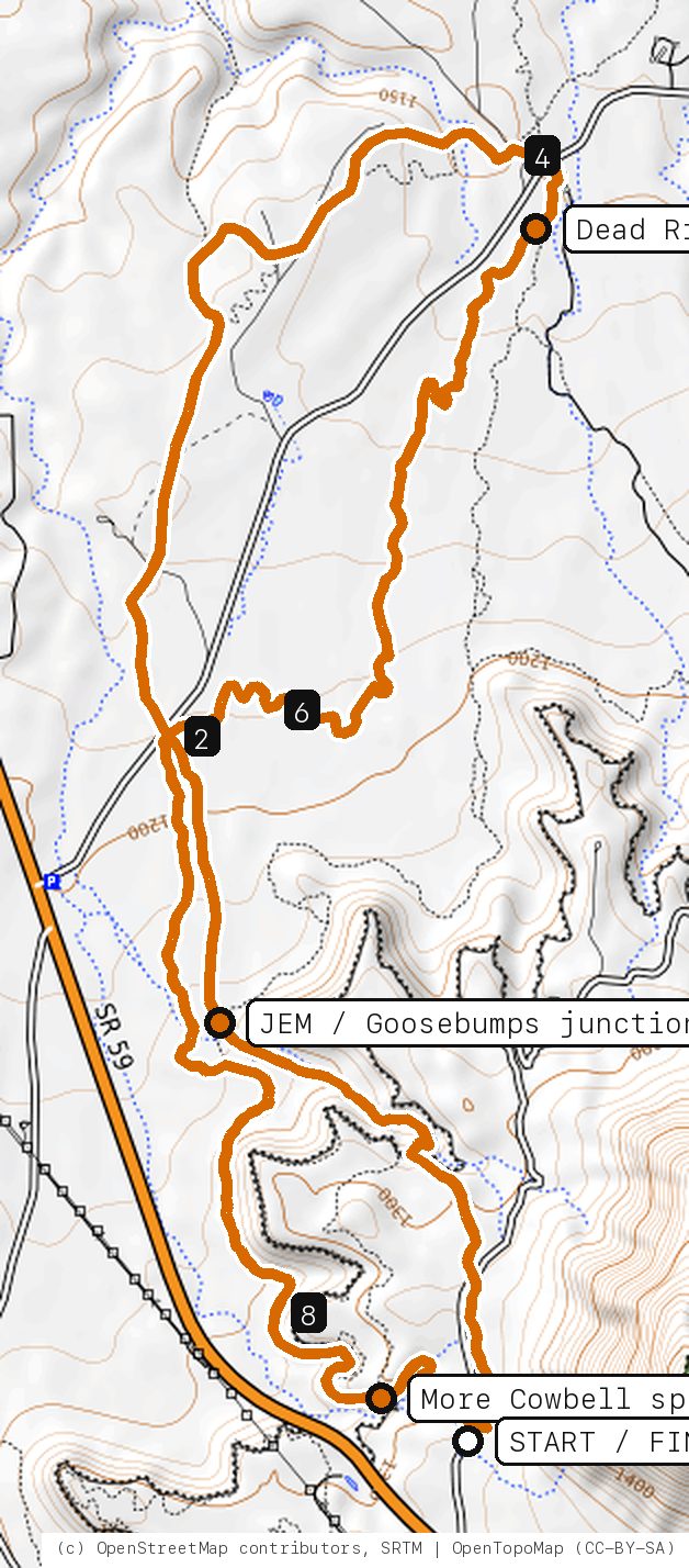 Map of Dinner Bell