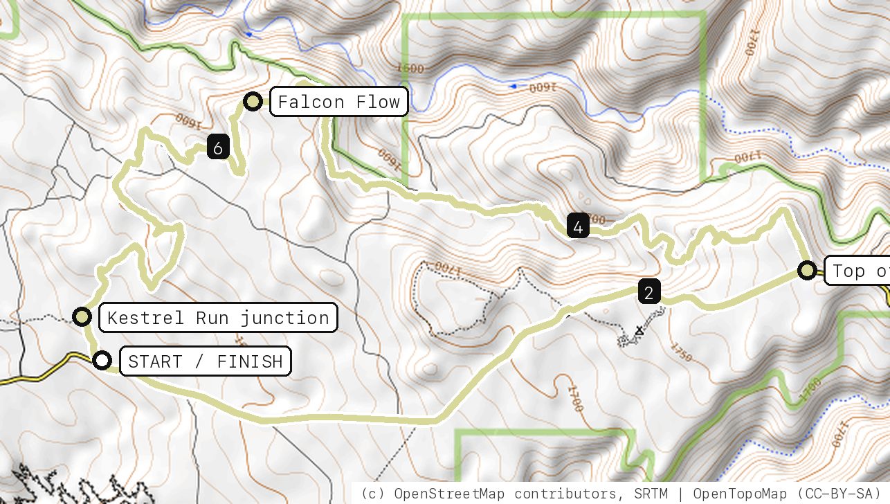 Map of Falcon Punch