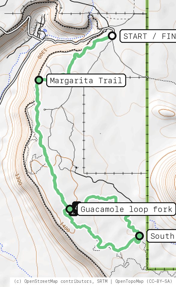 Map of Guac Run