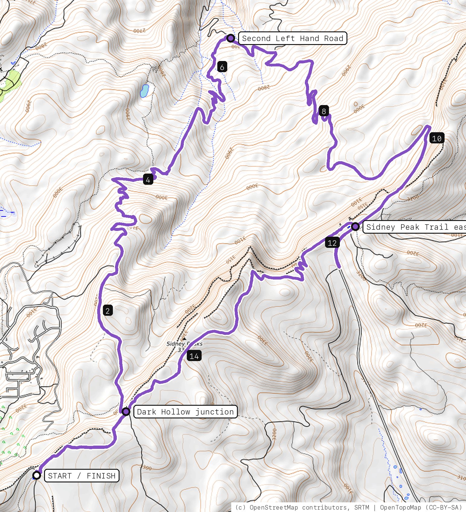 Map of Into the Hollow