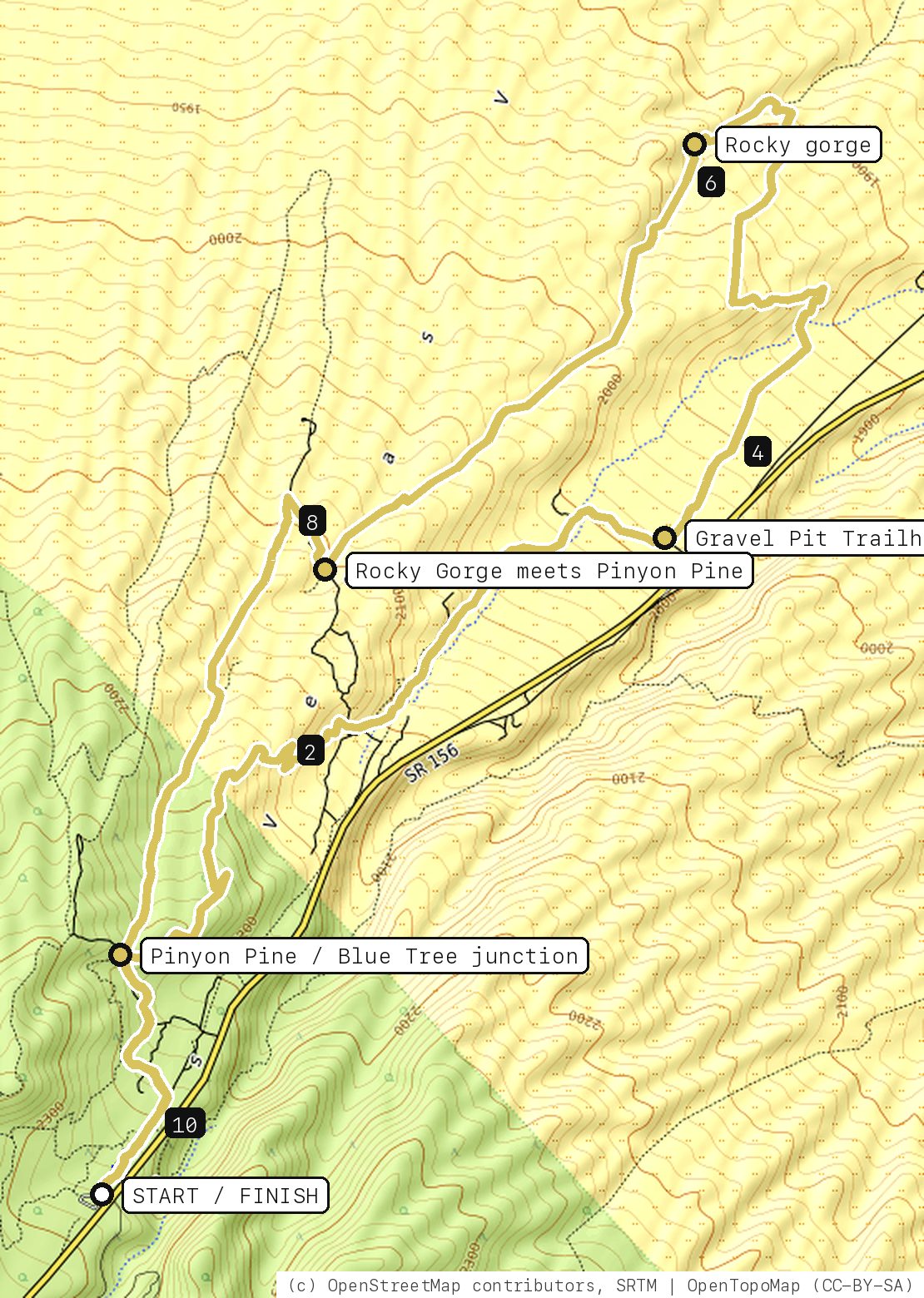 Map of Pine Nut