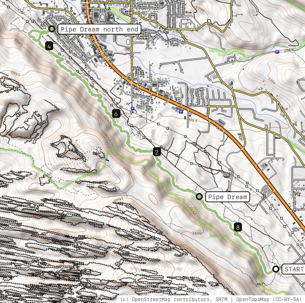 Map of Pipe Dreamer