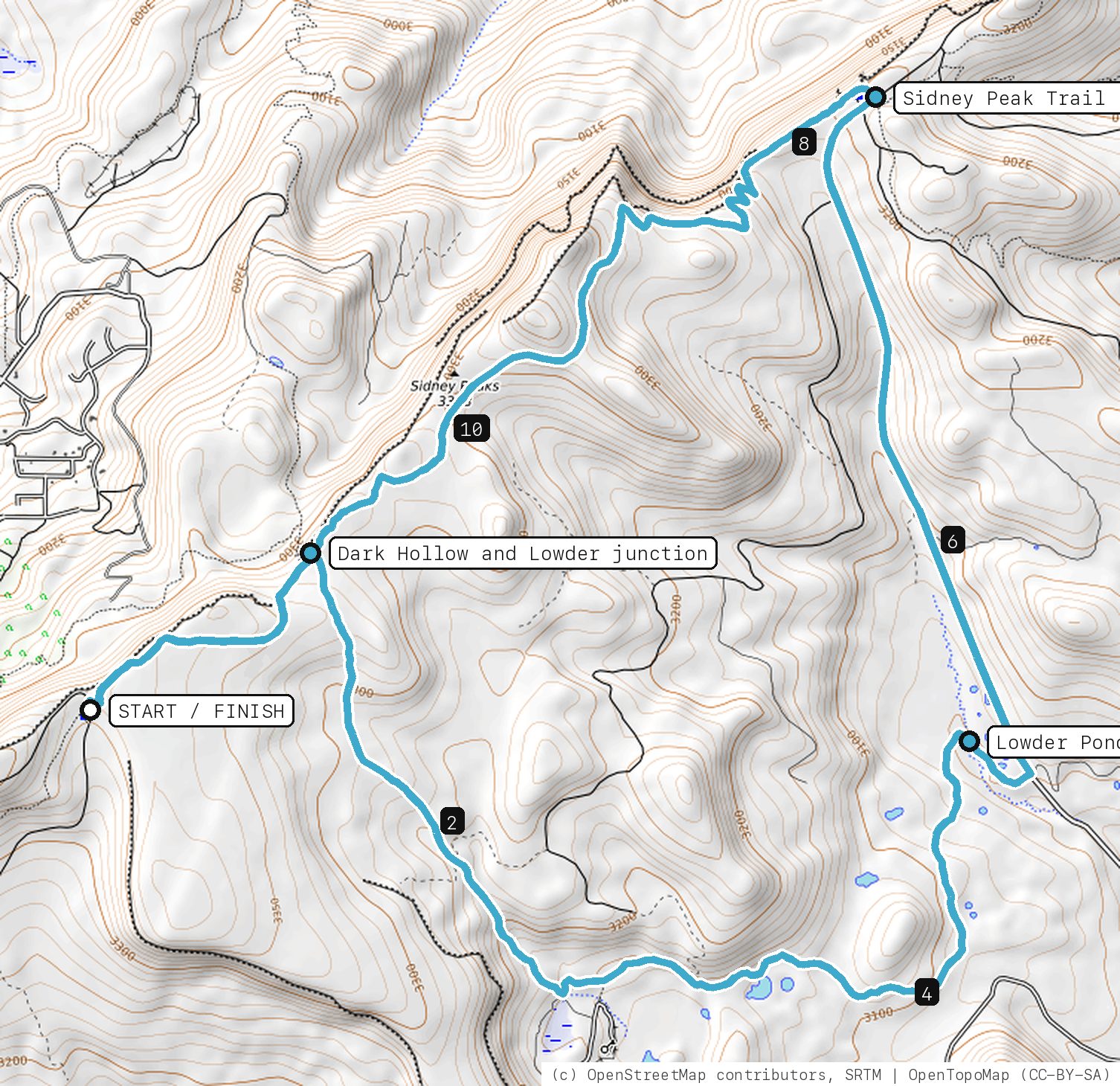 Map of Pond Hopper