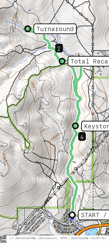 Map of Recall Ramble