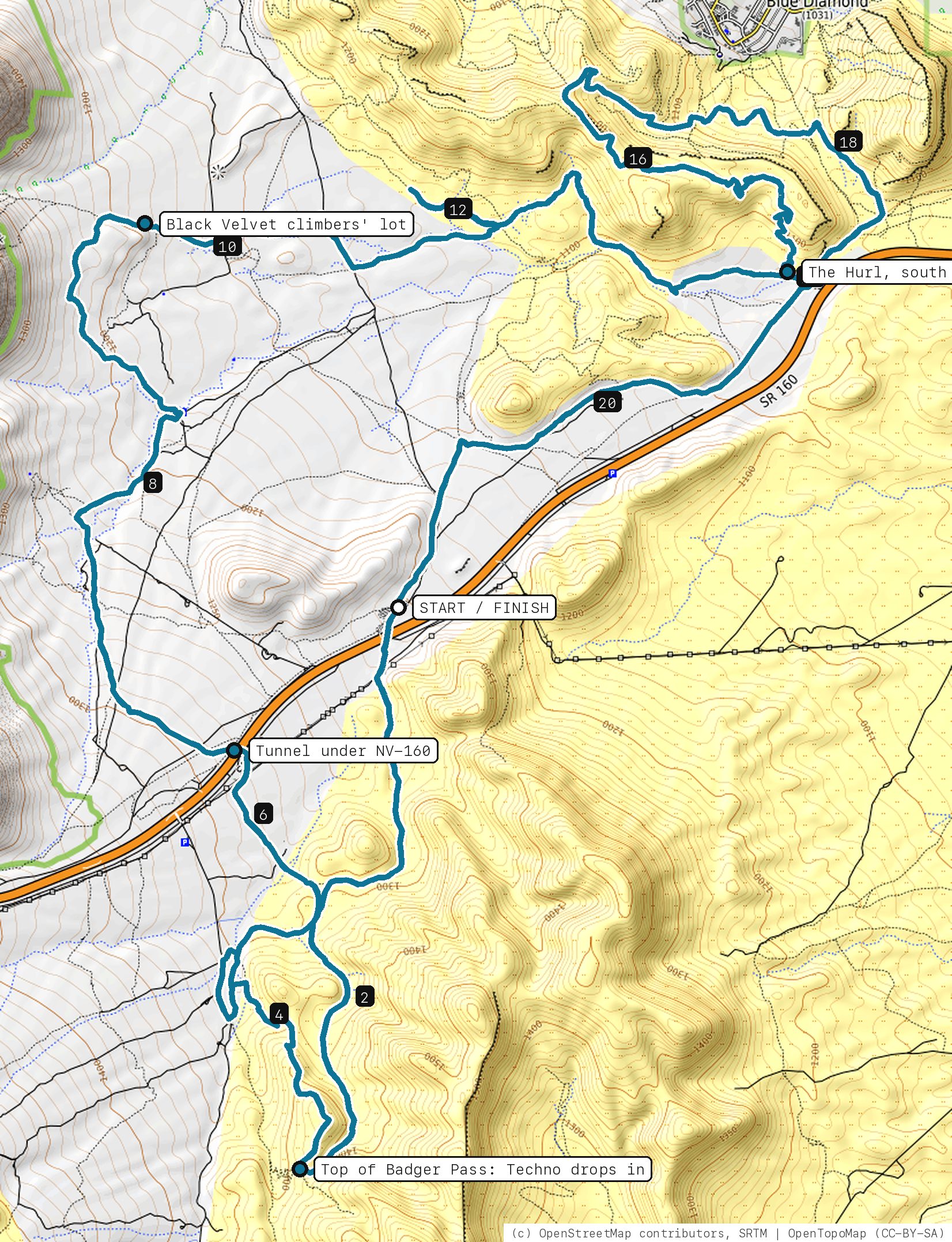 Map of Rock Candy