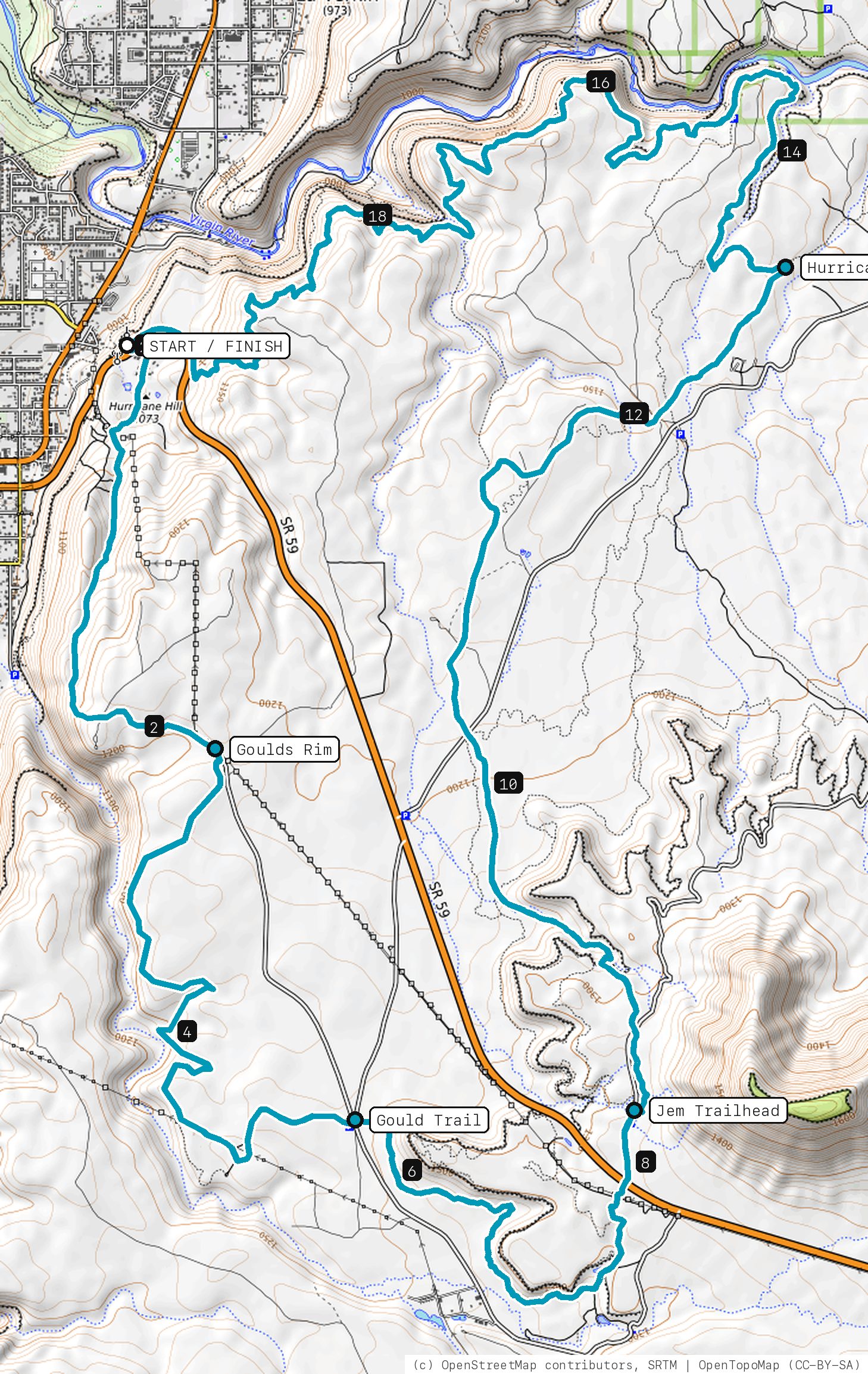 Map of Storm Chaser