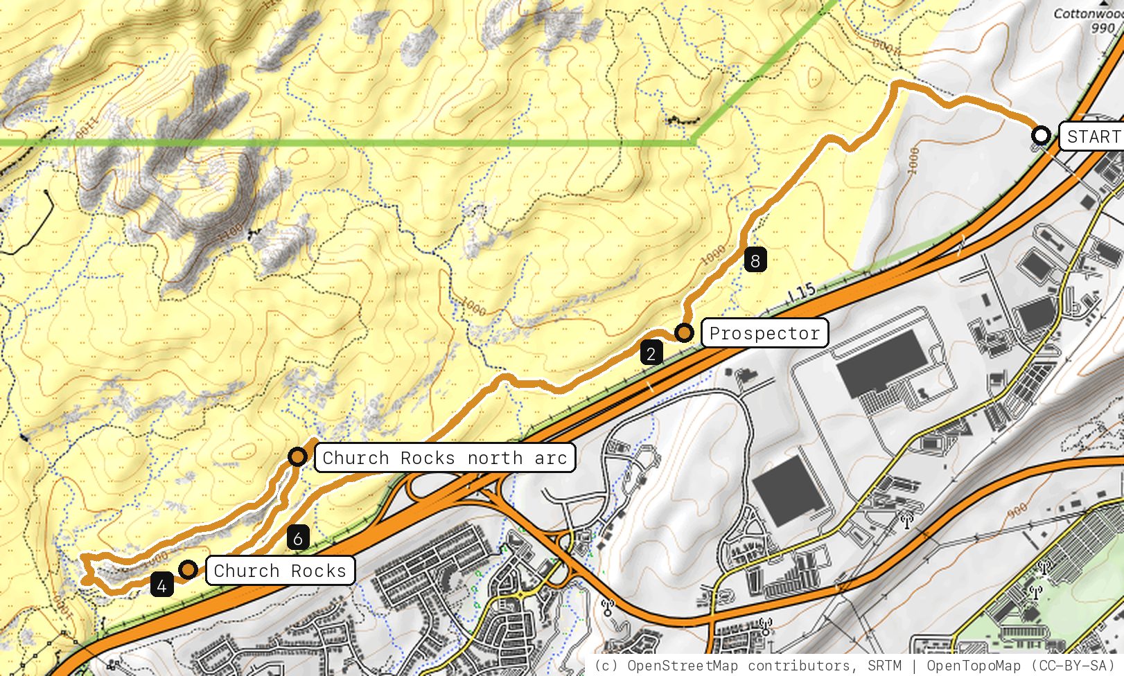 Map of Sunday Best
