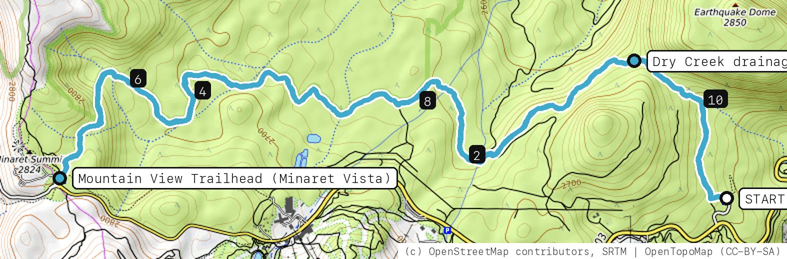 Map of Vista Grind