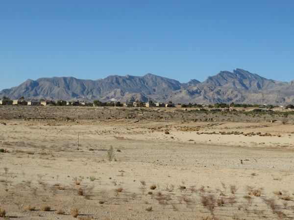La Madre Mountains from Floyd Lamb Park, Las Vegas, Nevada