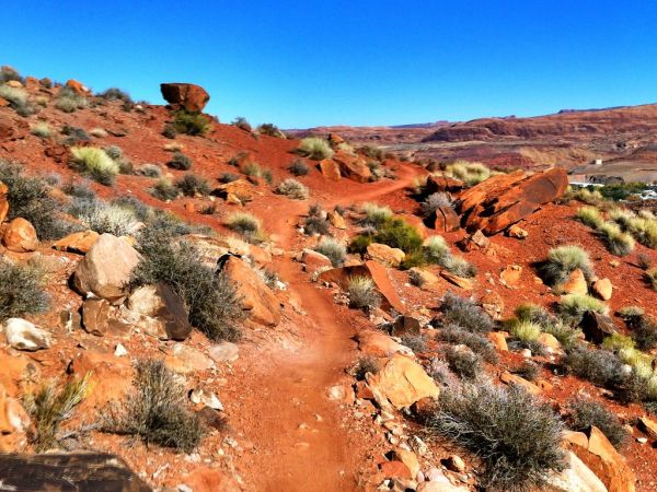 Pipe Dream Trail, Moab, Utah, USA
