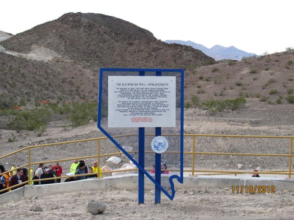 The Old Spanish Trail (Armijo's Route), Nevada Historical Marker No. 141, Lake Las Vegas, 