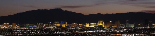 Las Vegas Skyline from Frenchman Mountain, Las Vegas, Nevada