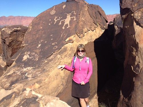 Hiking the Anasazi Trail, Red Cliffs National Conservation Area, Utah